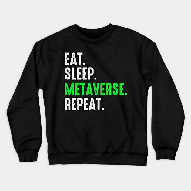 Cool Crypto Metaverse Investor Crewneck Sweatshirt by JB.Collection